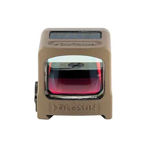 Image of HOLOSUN 509T-X2 Series Reflex Sight -Shake-Awake Parallax-Free Enclosed LED Sight with Multiple Reticle System - RMR Adapter Included- Red, Green, Gold Options