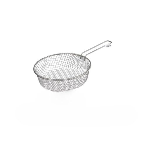 Cesto Peneira Espumadeira Para Frituras De Arame 24cm Peneiras Tacho De Fritura Cesto De