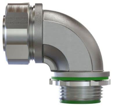 ARLINGTO Arlington 40RAST Die Cast Zinc Insulated Throat MC Cable Connector 1/2 Inch Retrofit Snap2IT