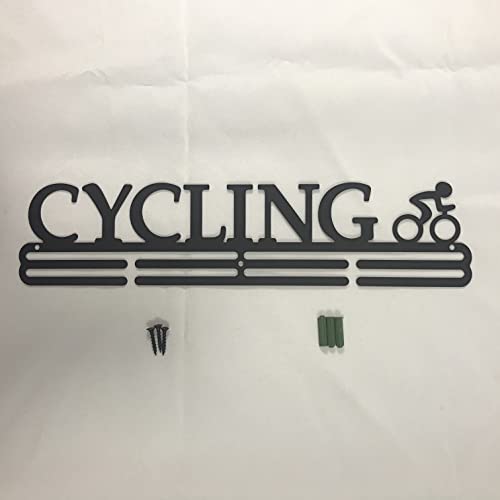 Yubingqin Medaille display hanger voor fietsen Sport medaille hanger fietsen medaille houder muur haak rack staal Gepersonaliseerd Maatwerk Logo (Kleur: CYC) - Image 8
