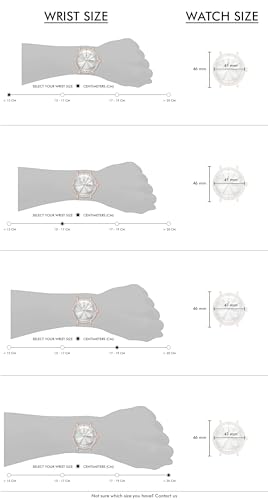 Image of Sylvi Elegadoom Leather Strap Analog Watches for Men with 3D Doom Glass Display Water Resistant Watch