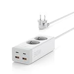 TESSAN – TESSAN Mehrfachsteckdose mit GaN 30W USB C, 2 Fach, 4 USB, W