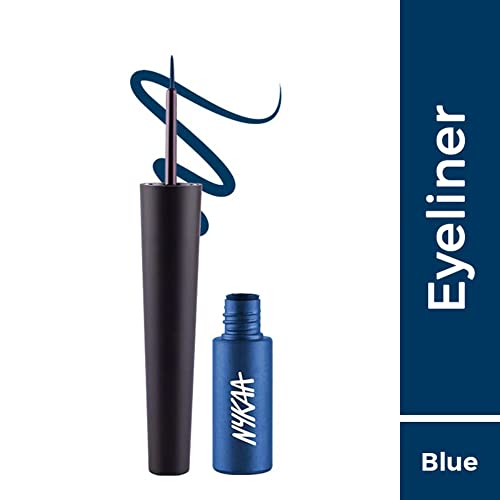 Nykaa GlamorEYES Delineador Líquido 5ml Azul miniatura 2