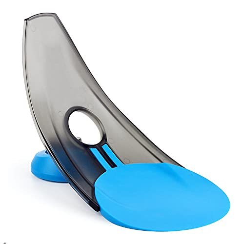 FaceColor ゴルフ パター 練習用 パター練習器 ゴルフパター練習パット 標準サイズ 折り畳み式 自動返球 距離感と力の加減の練習 トレーニング補助 スイング練習マット ゴルフパター練習器具 (ブルー)