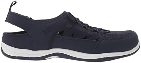 Easy Street Women's Athleisure Shoe Sneaker, Navy Leather, 6 X-Wide | Image 5