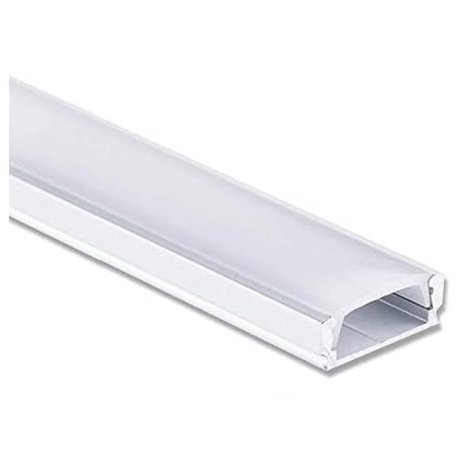 INNOVATE 2 m LED Schiene - Aluminium Profil - Aluprofil für LED Stripes/Streifen - LED-Kanal - ALU Leiste -Abmessung: 2000mm x 17mm x 7mm