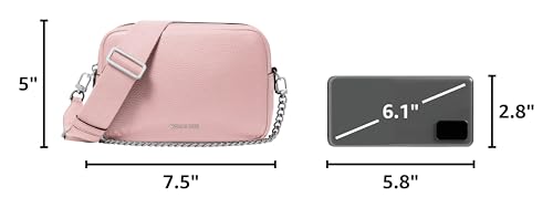 Image of Michael Kors Bryant Medium Double Zip Chain Camera Crossbody Bag