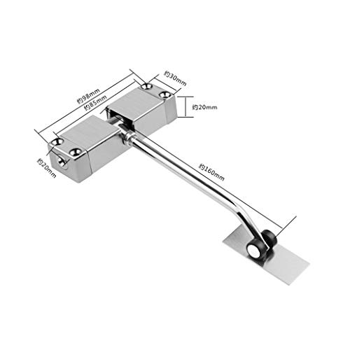 *M·kvfa* Adjustable Automatic Strength Spring Door Closer Hinge Fire Rated Door Channel For Home Office Hotel Room Doors #TOP3