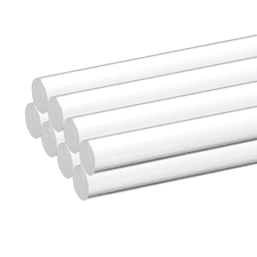 Image of MECCANIXITY 8pcs Acrylic Round Rods 5 /16 inch x 12 inch Clear Acrylic Dowel Rods Sticks Plastic Sticks Strip for DIY Crafts Lighting Gardening Decoration - 8mm x 300mm