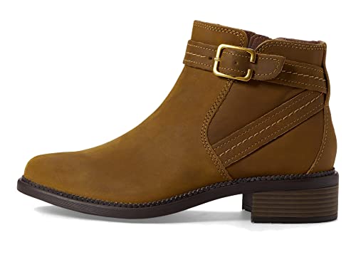 Image of Clarks womens 26168079-dark Tan L Uniform Dress Shoe