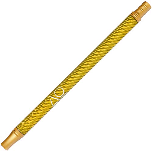 AO® Shisha Mundstück Carbon Aluminium 25cm I Passend für alle Silikonschläuche I Hochwertiges & Ultraleichtes Shisha Alu…