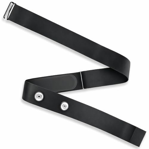 Cinturón Cardio Ajustable 70–105 cm para Sensor de Frecuencia Cardíaca, Compatible Banda Torácica de Repuesto para Deporte, Fitness, Correr y Ciclismo, Cómodo y Antisudor
