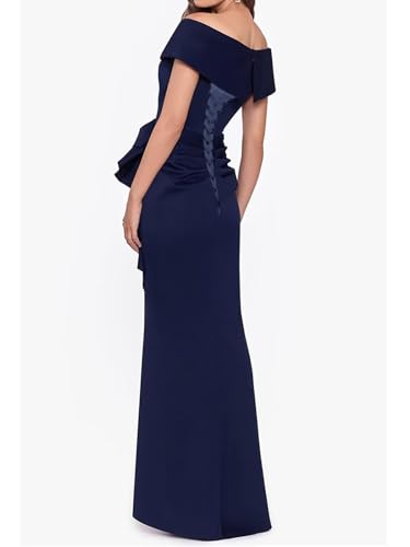 Bedlover Satin Mother of The Bride Dresses for Women 2025 Long Ruffle Formal Evening Party Gowns2