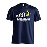 [アートワークスコウベ] バスケ Tシャツ 半袖 練習着 ドライ バスケットボールエボリューション ユニセックス L ネイビー