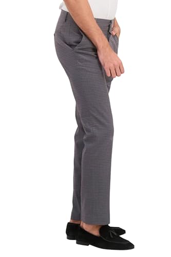 Perry Ellis Portfolio Mens Slim Fit Suit Dress Pants Charcoal Grey 33 x 303