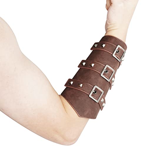 Brazaletes medievales de piel vikinga para destacar en tu próximo evento de cosplay y carnaval 4