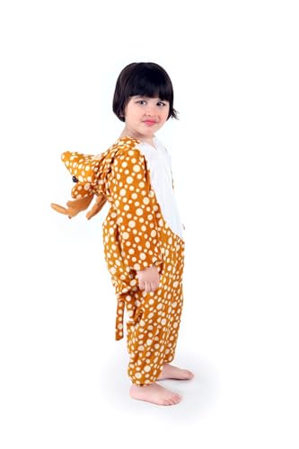 Image of BookMyCostume Deer Reindeer Animal Kids Fancy Dress Costume 2-3 years