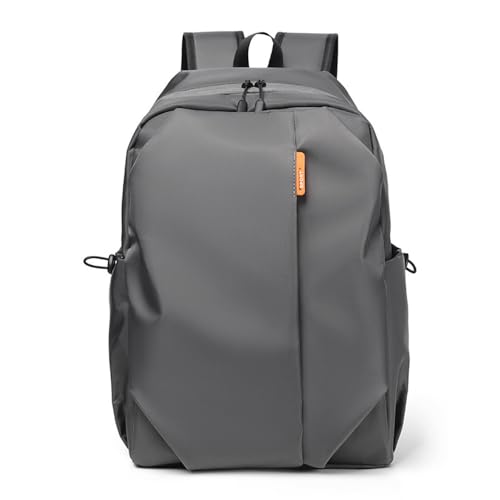 Men's Backpack Men's Simple Casual Large Capacity Travel Backpack for Business Travel Hiking(Gray)