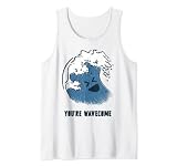 Sea You Are Wavecome Funny Ocean Wave Tank Top