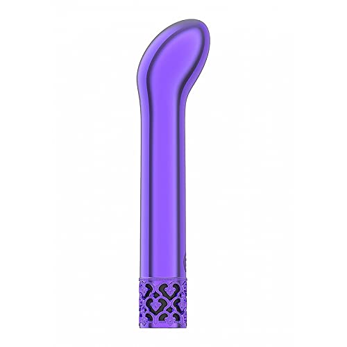SHOTS ROY001PUR Jewel - Vibrateur de Luxe pour tes Aventures - Rechargeable - Plaisir illimité - Matériaux ABS - 12 x 2,5 cm - Violet