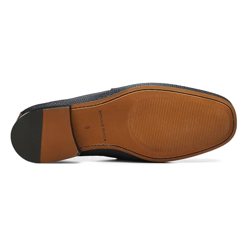 Image of Donald Pliner Donnie Men's Slip-On Loafer - Stacked Heel - Classic Dress Loafers for Men, Memory Foam Insole, Slip-On Shoes for Men, Comfortable Dress Shoes