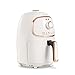 BGPH Air Fryer, 1. 8qt Compact Electric Hot Oven con Controllo della Temperatura e 6 preset a Doppia pentola oilless, preriscaldare e Stare Caldo