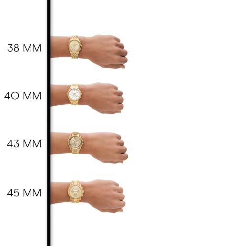 Image of Michael Kors Oversized Slim Runway Men's Watch, Stainless Steel Watch for Men