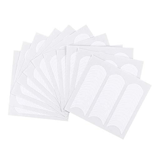 VOARGE 12 Uds. pegatinas de uñas francesas blancas de manicura plantillas de uñas decoraciones de arte para decoración de manicura, herramientas de bricolaje