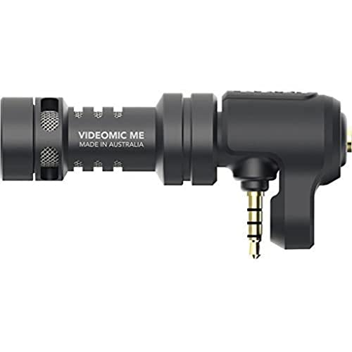 RØDE VideoMic Me Micro directionnel compact pour smartphone avec connecteur TRRS 3,5 mm pour la réalisation de films et la création de contenu mobile