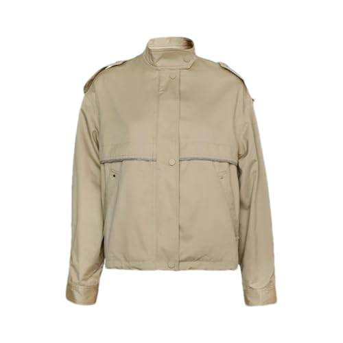 Vêtements femmes : manteau coton manches longues JXQXHCFS pour printemps