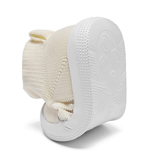 Image of Eashi Baby Boy Girl Non-Skid Indoor Infant Walking Shoes Breathable Warm Elastic Sock Shoes with Memory Sole Protect Toes Outdoor Sneakers