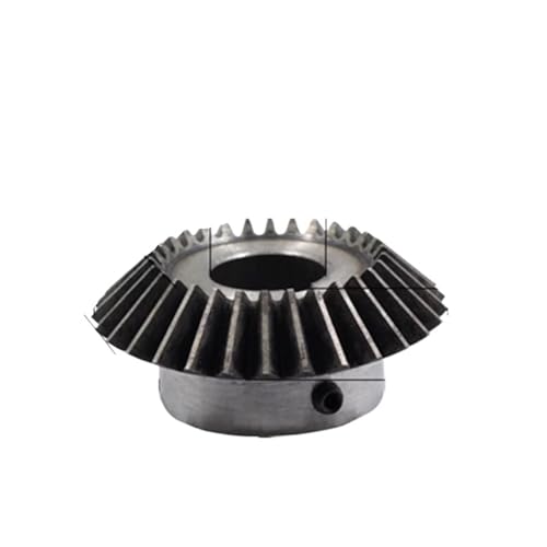 Engrenage conique 2,5 Mod 20 dents en acier avec trou 12mm et rainure