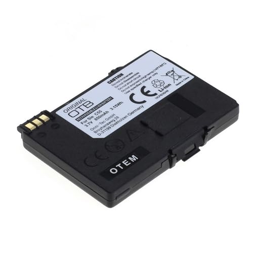 Ersatz Akku passend für Siemens C55, S55, A51, A52, A55, A57, Sinus 701, Gigaset SL37H (entspricht Originalakku EBA-510) OTB V30145-K1310-X250 OTB mit mungoo Displayputztuch