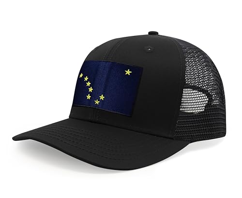 Image of International Tie State Hat for Men and Women, Adjustable Snapback Trucker Baseball Cap with Embroidered Patch