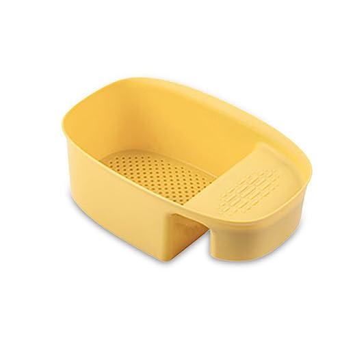IOIUSKKU Fregaderos de cocina, cesto de basura colgante, cestos de basura, estante de almacenamiento, estantes de colador, dispositivo de baño para el hogar, No.02