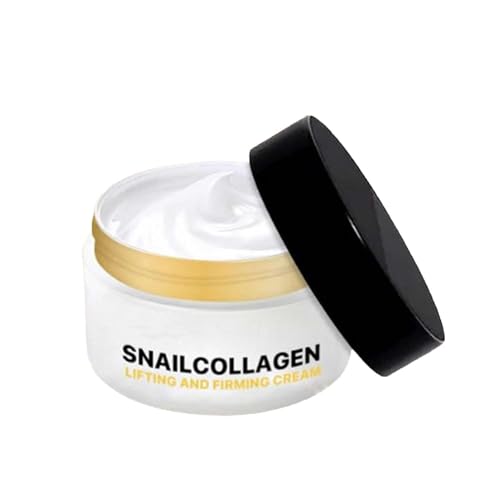 Crema reafirmante con colageno de caracol, Crema reafirmante con colageno de caracol coreano, Crema facial con colageno de caracol, Crema de cuidado facial, Hidratacion profunda y nutricion (1pcs)
