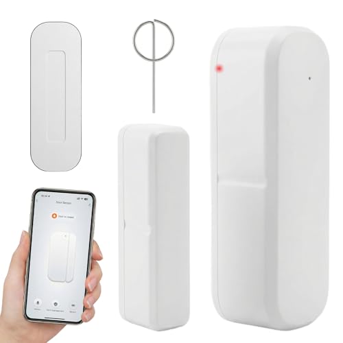 Zigbee Tür Fensterkontakt Smart Home Fenstersensor Drahtloser Türsensor Alarm Drahtlose Home Security Alarmanlagem Zigbee Gateway Erforderlich mit Alexa/Google Home Assistant für Haus Hotel Garage