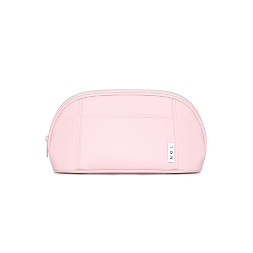 NOL Natural Organic Lifestyle Freezable Snack Bag, Pink Insulated Leak-Proof Lunch Cooler Bag, Reusable Zip Closure Travel Work Tote Keeps Food Fresh for Hours, 4L