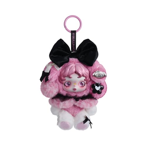 �yPOP MART �����X�g�A�zSKULLPANDA × MY MELODY Plush �X�J���p���_ �}�C���� skullpanda �X�J���p���_ ������ς� �|�b�v�}�[�g �ʂ������ �h�[�� �������� �\�t�r�l�` �L�[�z���_�[ �u���C���h�h�[�� �M�t