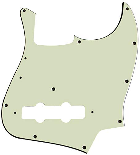 �J�X�^���M�^�[�s�b�N�K�[�h Fits US Vintage 74 Jazz Bass Style Guitar Pickguard (3�v���C�~���g�O���[��)
