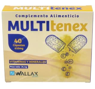 Suplemento de Vitaminas, Minerales y Extractos Tonificantes en Cápsulas (Duplo) – Ayuda al Rendimiento Físico, Intelectual y al Sistema Inmunitario – Pack de 2 Cajas de 40 Cápsulas