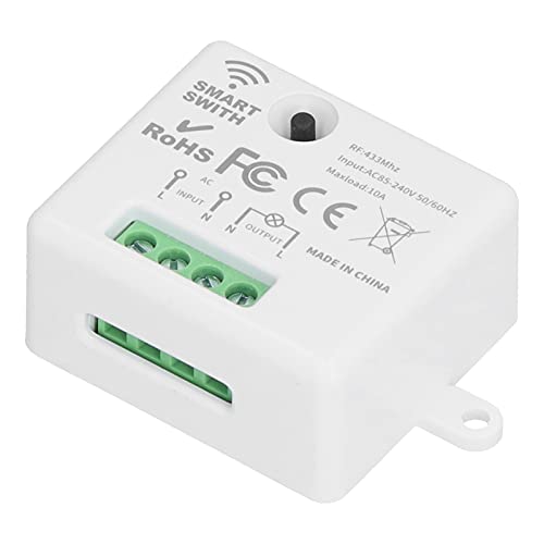 433MHz Mini Mini Switch Module Smart Wireless Home Remote Switch Tablero AC 85-240V Control compacto para múltiples interruptores