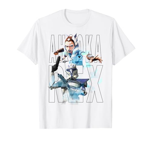 T-shirt Ahsoka & Rex idéal pour vos soirées streaming Clone Wars et conventions geek