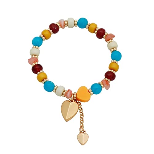 Bracelet LuisFranklin avec breloques cœur, le cadeau bijoux filles idéal