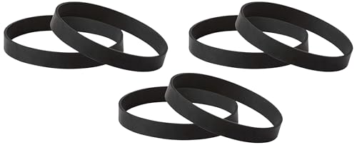 Image of EUREKA E0105 Replacement Belt for NEU10AE4 /5 Airspeed, Black, Pack of 3, 2 Belts