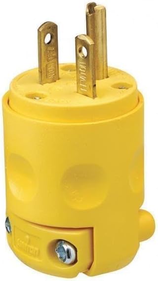 (10)- Replacement for Leviton 20A 250V 3-Wire 2-Pole 6-20P Electric Cord Plug 010-620PV-000