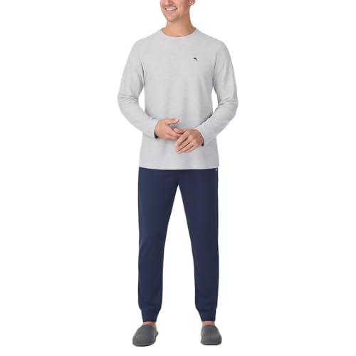 Tommy Bahama Ensemble 2 pièces pour homme avec logo brodé, gris, Medium
