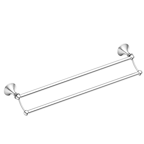Moen DN7722CH Lounge 24-Inch Bathroom Double Towel Bar, Chrome by Moen - Image 2
