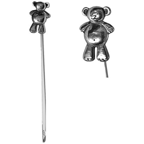 SILBERKANNE 925 Silber Lesezeichen Teddy L 14 cm in Premium Verarbeitung Cover