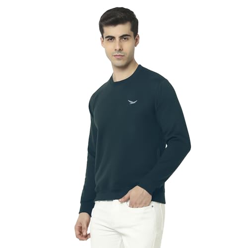 Image of HiFlyers Men's Cotton Blend Casual Crew Neck Sweatshirt